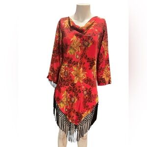 Maggie Sweet red orange dress.